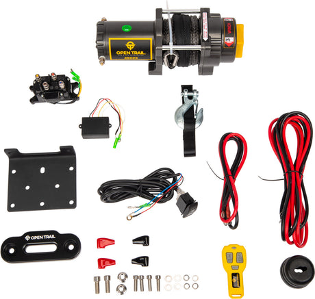 Open Trail 4500lb Synthetic Rope Winch
