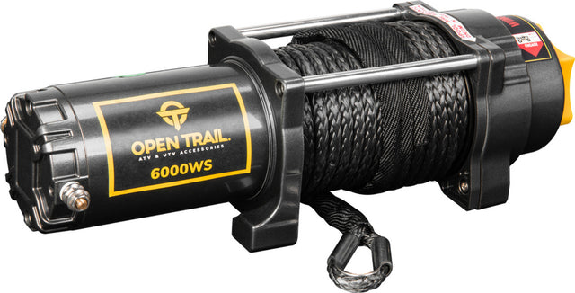 Open Trail 6000lb Wide Body Synthetic Rope Winch