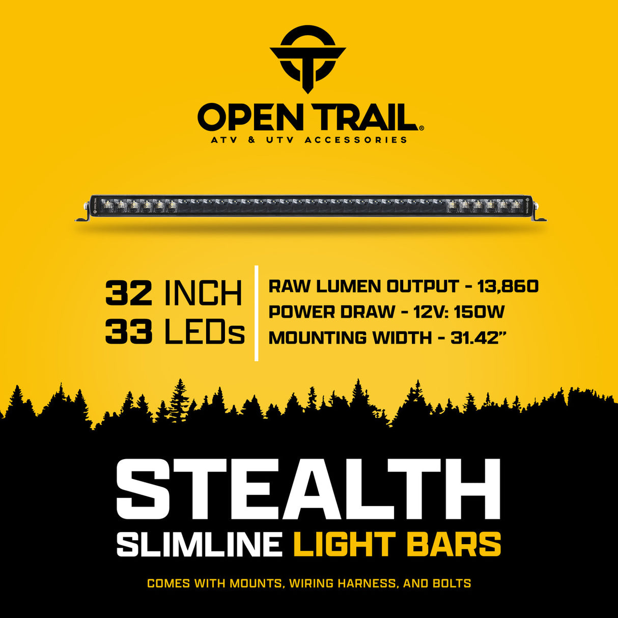 Open Trail Stealth Slimline LED Light Bar