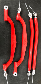 ORB Polaris RZR XP Turbo Bushing Radius Rods Set (Polaris Style Bumper)