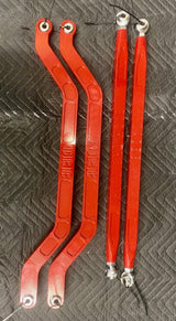 ORB Polaris RZR XP Turbo S HD Billet Style Radius Rod Set