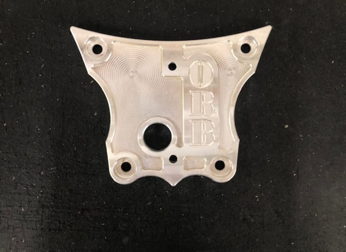 ORB Polaris RZR XP Turbo S Plate/Pull Plate Billet Radius
