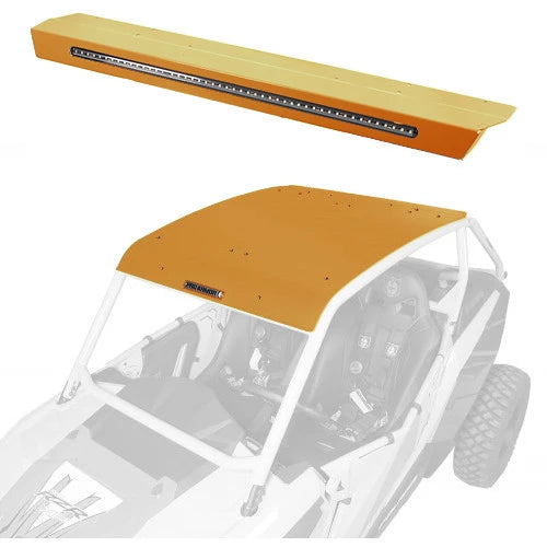 Pro Armor Aluminum Roof with Integrated Rear Lightbar - XP 1000/900