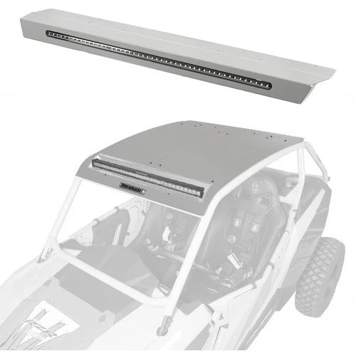 Pro Armor Aluminum Pocket Roof with Integrated Rear Lightbar - XP 1000/900