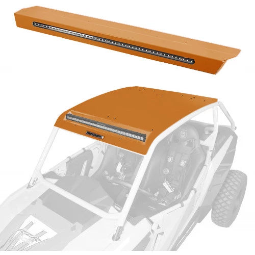 Pro Armor Aluminum Pocket Roof with Integrated Rear Lightbar - XP 1000/900