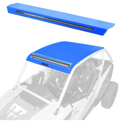 Pro Armor Aluminum Pocket Roof with Integrated Rear Lightbar - XP 1000/900