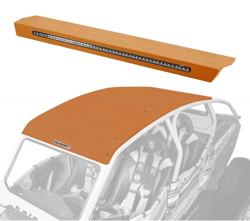 Pro Armor Aluminum Roof W/ Integrated Rear Light Bar - RZR XP4 1000