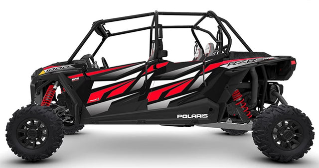 pro armor RZR XP4 Traditional Door Graphic Black Pearl & Ride Command