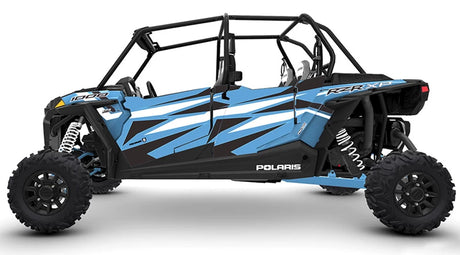 pro armor RZR XP4 Traditional Door Graphic Sky Blue & Ride Command