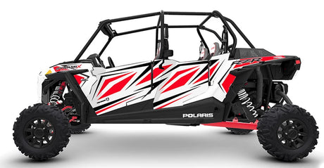pro armor RZR XP4 Traditional Door Graphic White Lightning Dynamix