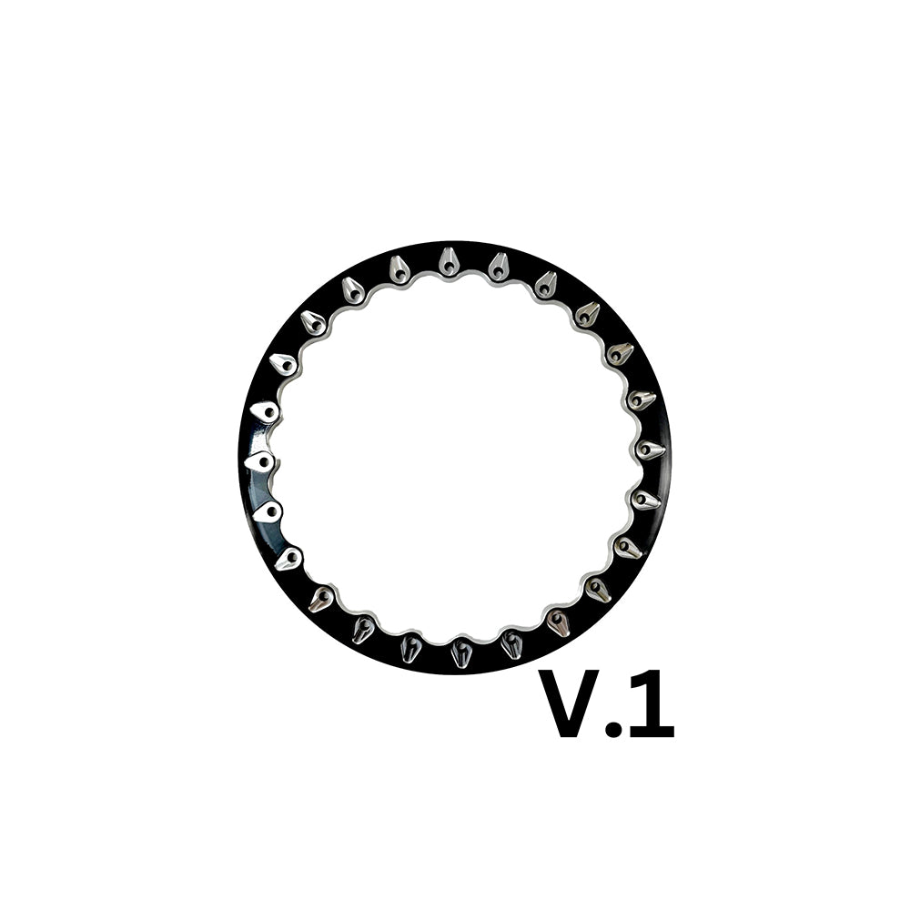 Packard Performance Apollo FF Forged Beadlock Wheel (5 Lug) - Silver