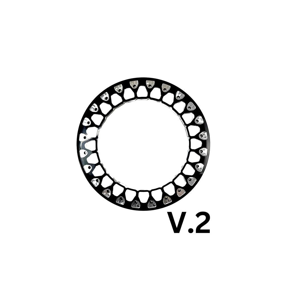 Packard Performance Apollo FF Forged Beadlock Wheel (5 Lug) - Silver