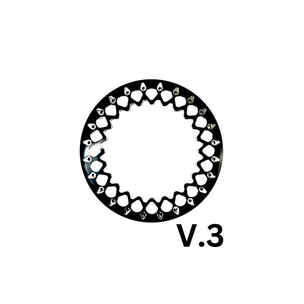 Packard Performance Apollo FF Forged Beadlock Wheel (5 Lug) - Silver