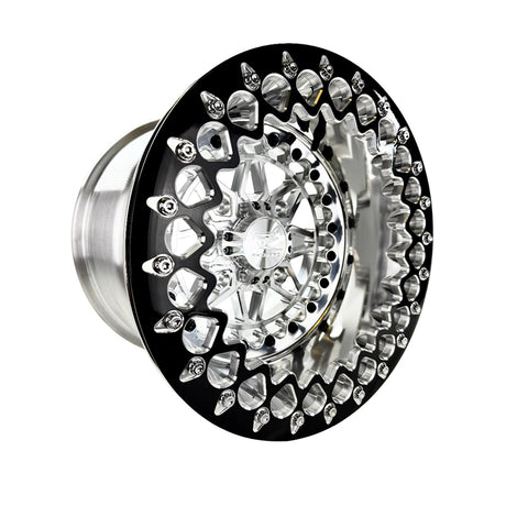 Packard Performance Apollo FF Forged Polished Beadlock Wheel - Silver