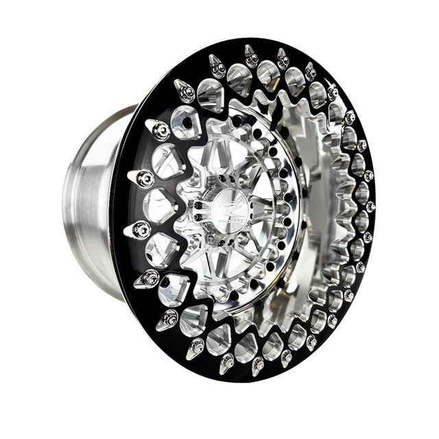 Packard Performance Apollo FF Forged Polished Beadlock Wheel - Silver