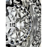 Packard Performance Apollo FF Forged Polished Beadlock Wheel - Silver