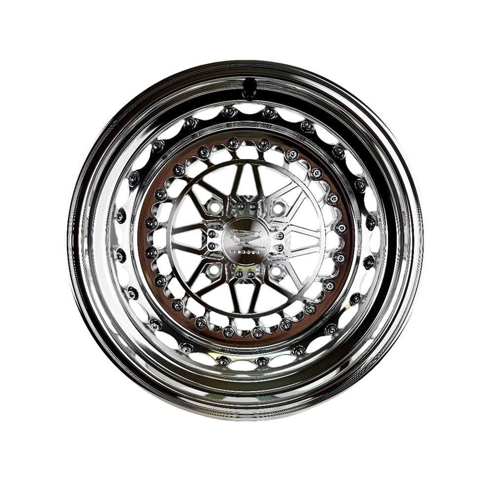 Packard Performance Apollo FF Forged Polished Silver Wheel - 6 Lug