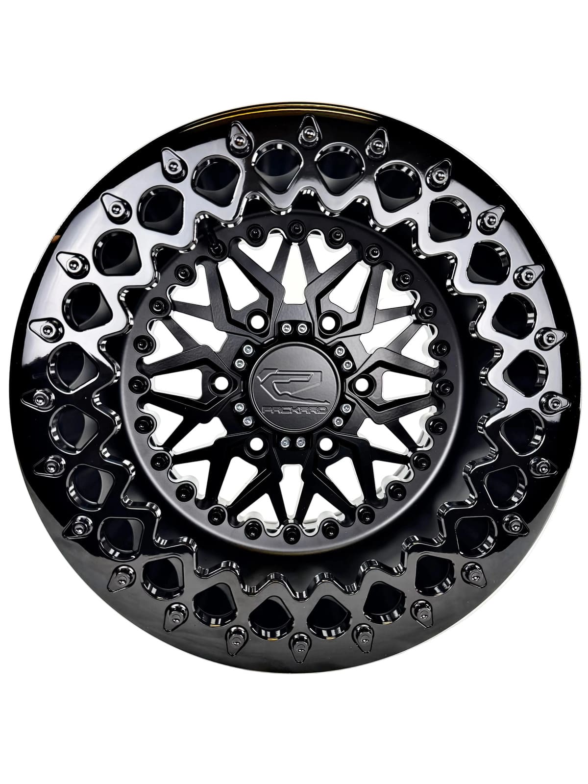 Packard Performance Can-Am Maverick R Midnight Series Impact Forged Beadlock Wheel