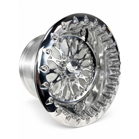 Packard Performance Can-Am Maverick R Wishbone X Polished Silver Beadlock Wheel - 6x139.7