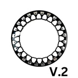 Packard Performance Element FF Forged Polished Beadlock Wheel - Silver