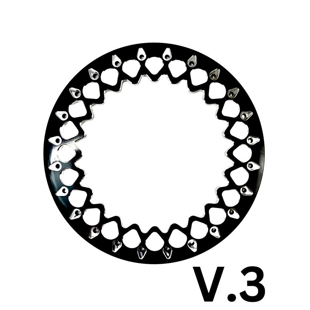 Packard Performance Element FF Forged Polished Beadlock Wheel - Silver