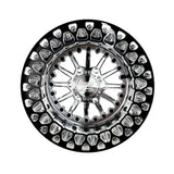 Packard Performance Element FF Forged Polished Silver Beadlock Wheel