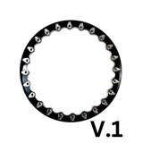 Packard Performance Element FF Forged Polished Silver Beadlock Wheel