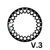 Packard Performance Element FF Forged Polished Silver Beadlock Wheel