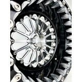 Packard Performance Element FF Forged Silver Beadlock Wheel
