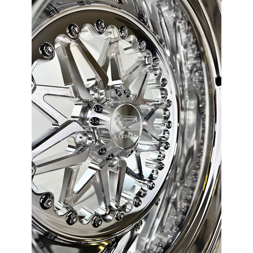 Packard Performance Impact 2.0 FF Forged Polished Wheel (5 Lug) - Silver