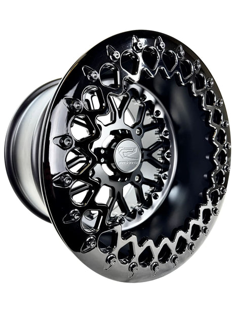Packard Performance Midnight Series Wishbone Forged Beadlock Wheel