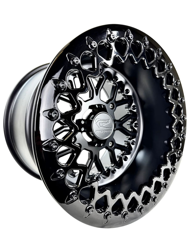 Packard Performance Midnight Series Wishbone Forged Beadlock Wheel