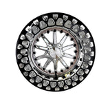 Packard Performance Polaris RZR Pro R Element FF Forged Polished Beadlock Wheel - Silver