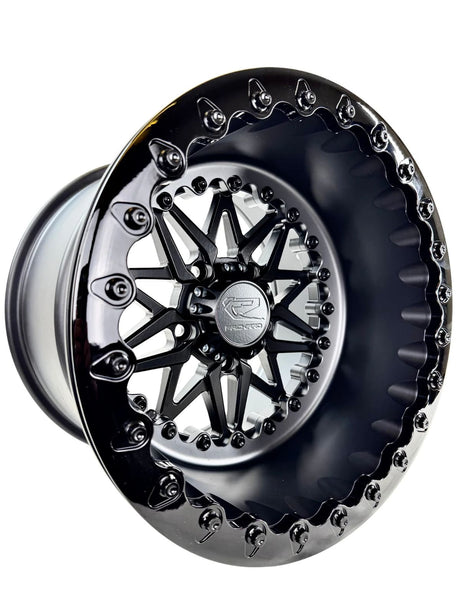Packard Performance Polaris RZR Pro R Midnight Series Impact Forged Beadlock Wheel