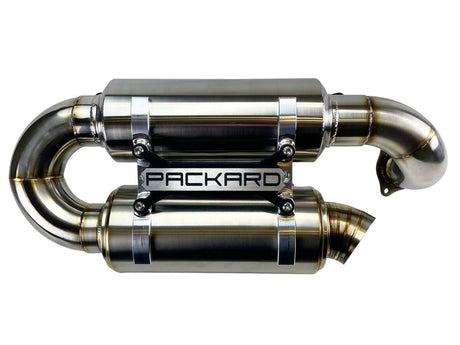 Packard Performance Polaris RZR Turbo R/Pro XP 3” Slip Dual Muffler Exhaust
