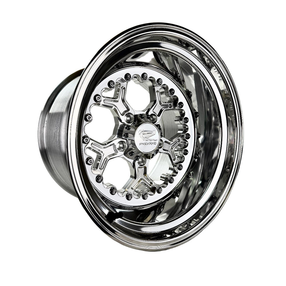 Packard Performance Pro 5 FF Forged Beadlock Wheel (5 Lug) - Silver