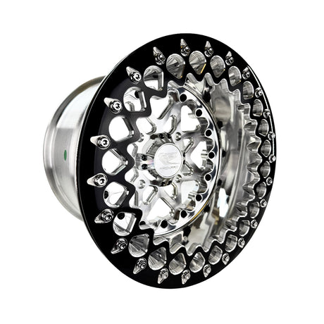 Packard Performance V2 FF Forged Polished Beadlock Wheel - Silver