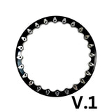 Packard Performance V2 FF Forged Polished Beadlock Wheel - Silver