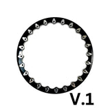 Packard Performance V2 Super Star FF Forged Polished Beadlock Wheel - Gloss Black