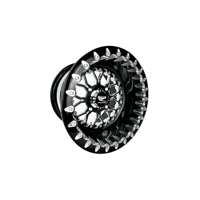 Packard Performance Wishbone FF Forged Beadlock Wheel - Gloss Black