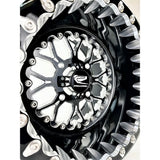 Packard Performance Wishbone FF Forged Beadlock Wheel - Gloss Black