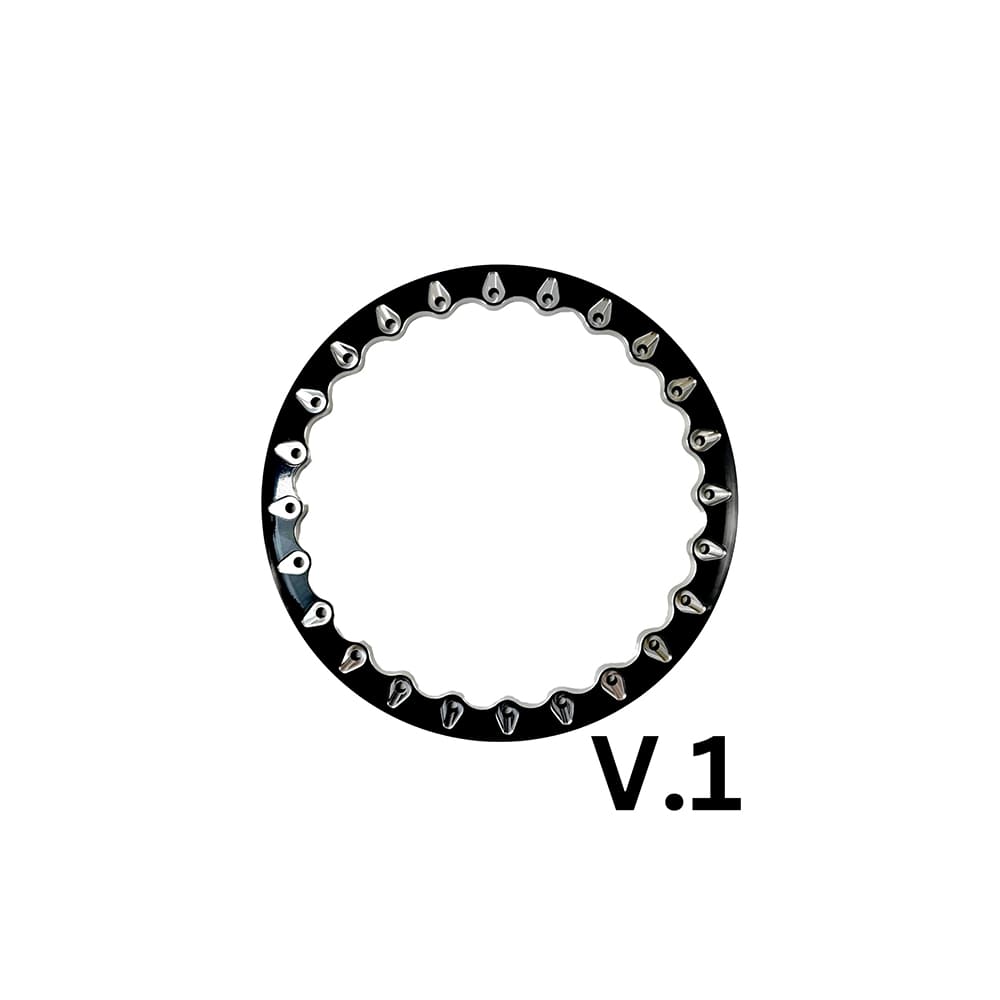 Packard Performance Wishbone FF Forged Beadlock Wheel - Gloss Black