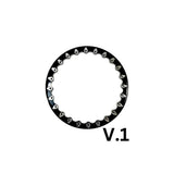 Packard Performance Wishbone FF Forged Beadlock Wheel - Gloss Black