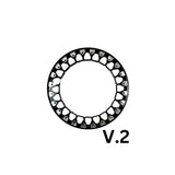 Packard Performance Wishbone FF Forged Beadlock Wheel - Gloss Black