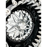 Packard Performance Wishbone FF Forged Polished Beadlock Wheel - Silver