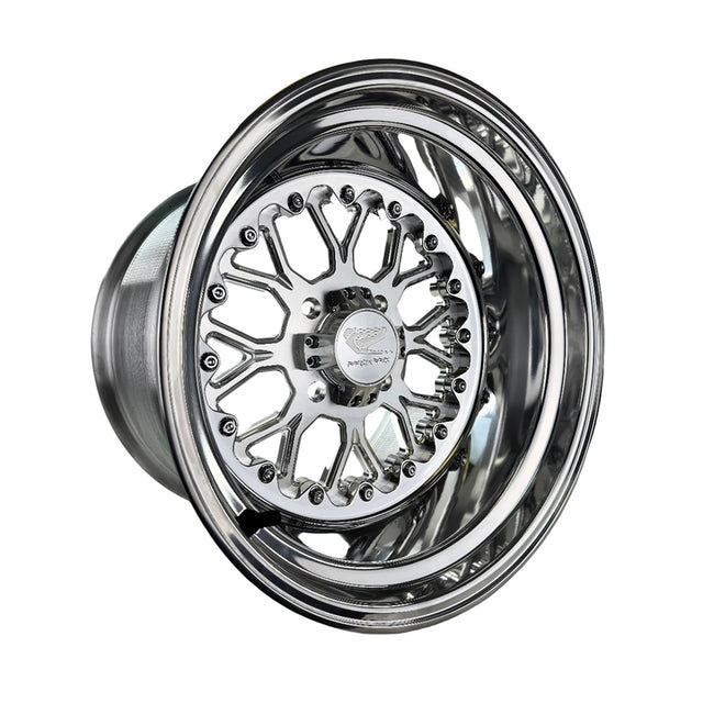 Packard Performance Wishbone FF Forged Polished Wheel - Silver