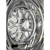 Packard Performance Wishbone FF Forged Polished Wheel - Silver