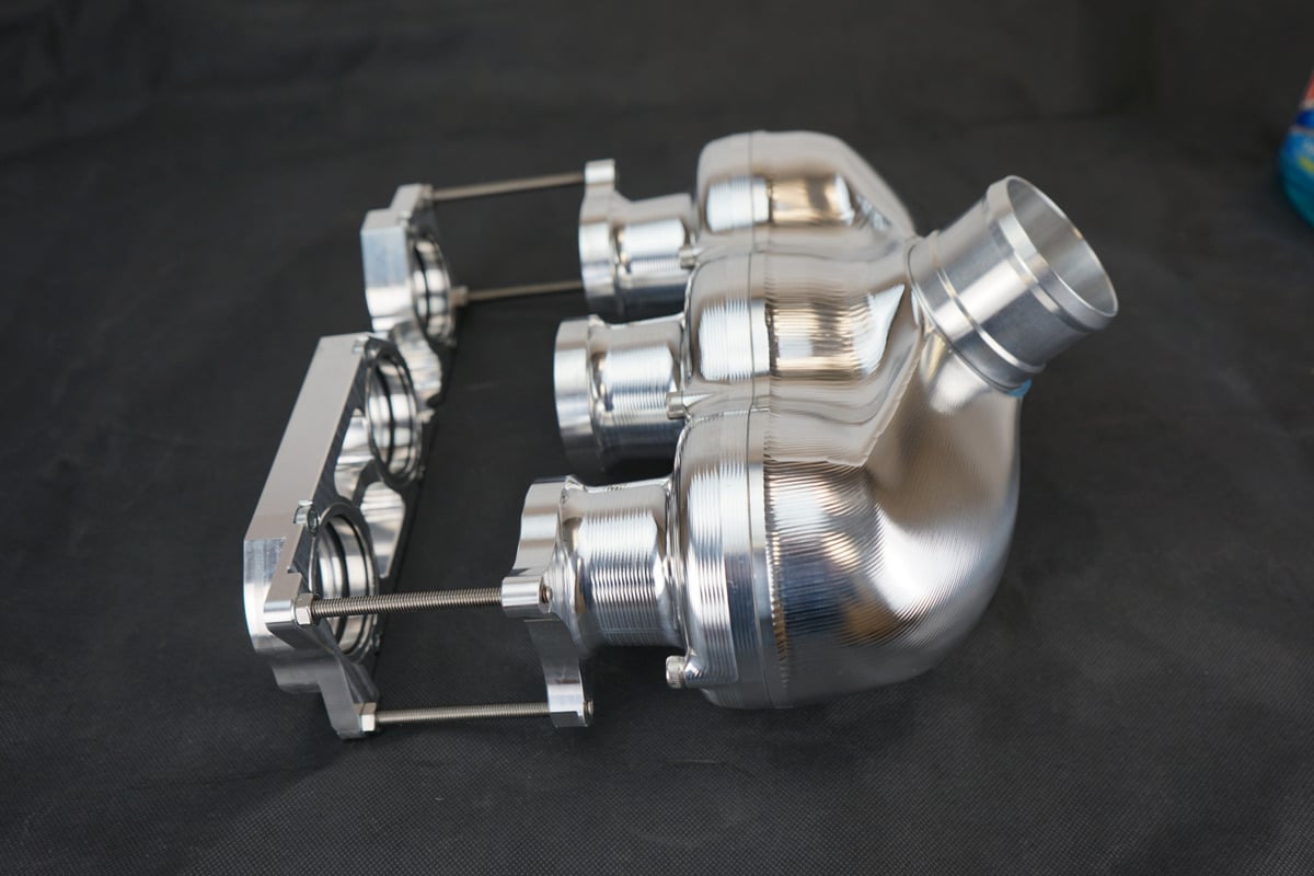 Packard Performance Yamaha YXZ Billet Positive Locking Plenum and Manifold Intake