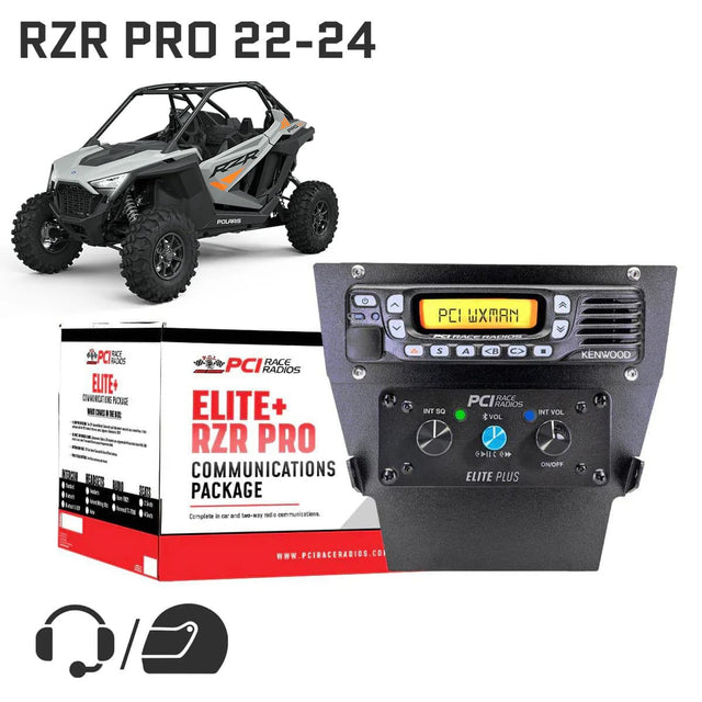 PCI Race Radios '22-'24 Polaris RZR Pro XP/R Elite Complete Communications Package
