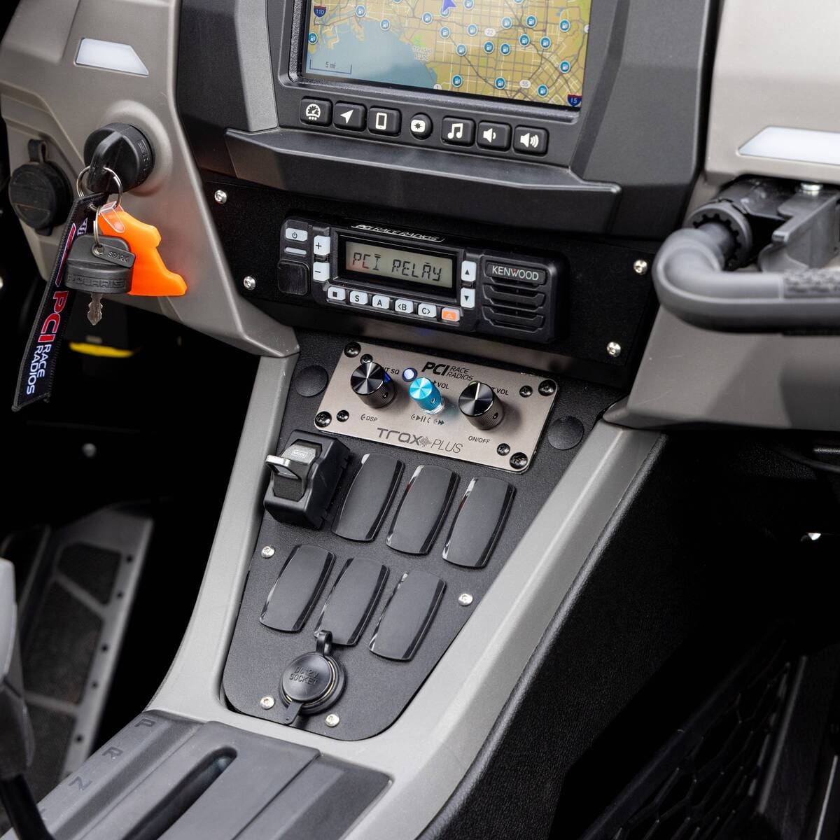 PCI Race Radios '25 Polaris RZR Pro R Radio & Intercom Bracket